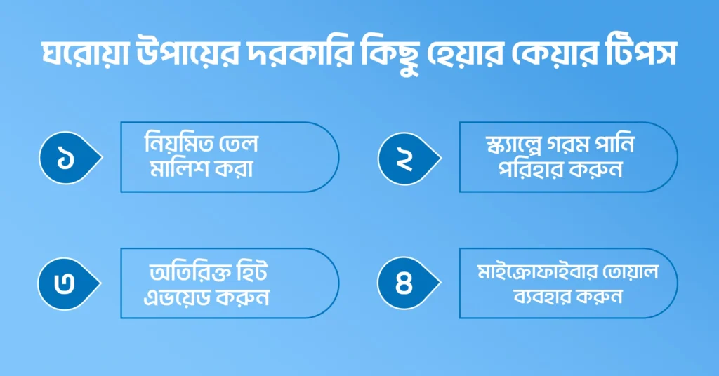 ঘরোয়া উপায়ের দরকারি কিছু হেয়ার কেয়ার টিপস