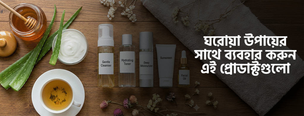 ঘরোয়া উপায়ের সাথে ব্যবহার করুন এই প্রোডাক্টগুলো